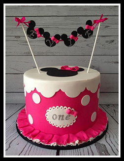 Party Time Minnie Mouse Cake