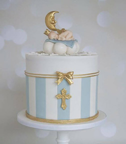 Goodnight Moon Christening Cake