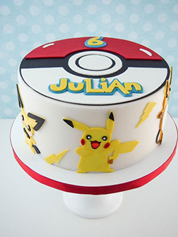 Pokemon Pikachu Birthday Cake