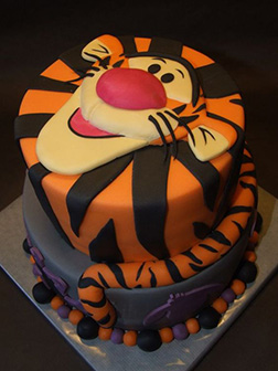 Tigger Stack Birthday Cake