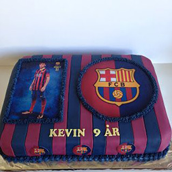 Neymar Jr. Photo Emblem Cake