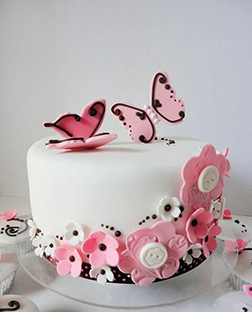 Butterfly Fields Birthday Cake