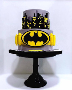 Gotham City Utility Belt Cake