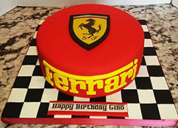 Ferrari Logo Cake 2