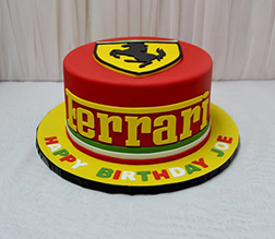 Ferrari Logo Cake 3
