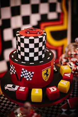 Ferrari Showroom Cake