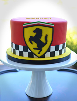 Ferrari Logo Cake