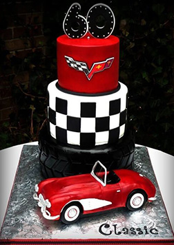 Classic Corvette Cake