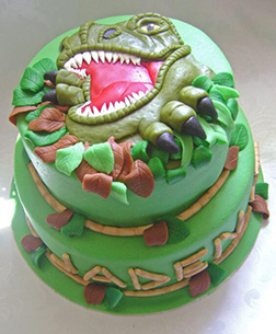 Raptor Tiered Cake