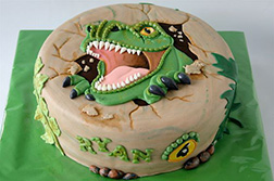 Surprise Raptor Cake