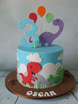 Dino Nursery Cake