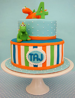 Dinosaur Tiered Cake