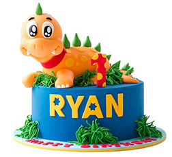 First Birthday Dinosaur Cake 2