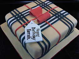 Burberry Gift Cake
