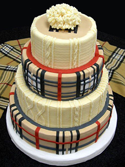 Burberry Tiered Cake