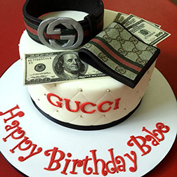 Big Spender Gucci Cake