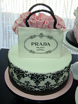 Prada  Shopping Bag Cake
