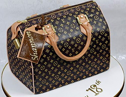 Louis Vuitton Speedy Handbag Cake