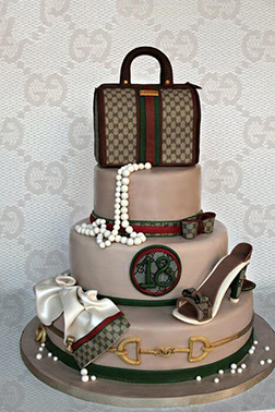 Gucci Set Tiered Cake