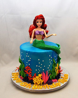 Ariel Princess Cake