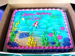 The Little Mermaid Sheet Cake