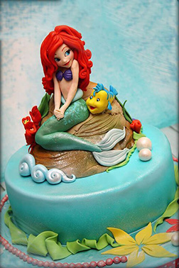On The Shore Ariel Cake