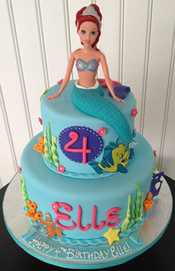 Ariel Doll Cake