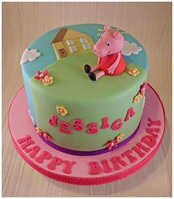 Peppa Pig Playtime Birthday Cake