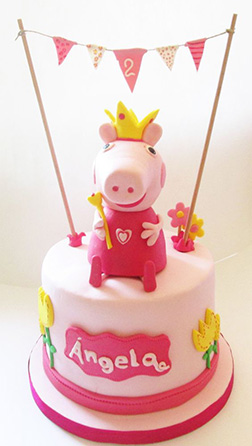 Princess Peppa Pig Birthday Cake 3