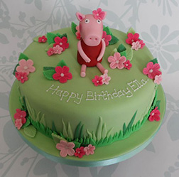 Peppa Pig Garden Cake