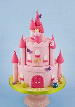Peppa Pig Castle Cake 1