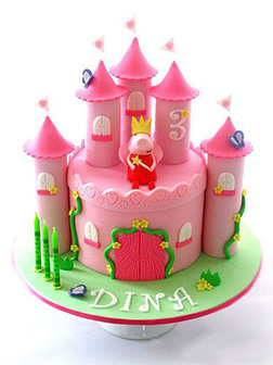 Peppa Pig Castle Cake 2