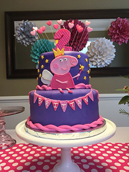 Peppa Pig Fairy Princess Cake 3