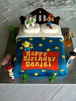 Andy's Bed Birthday Cake