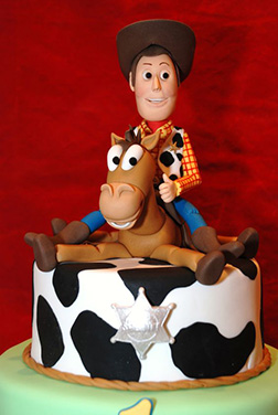 Woody & Bullseye Cake