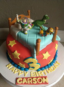 Buzz, Rex and Slink Cake