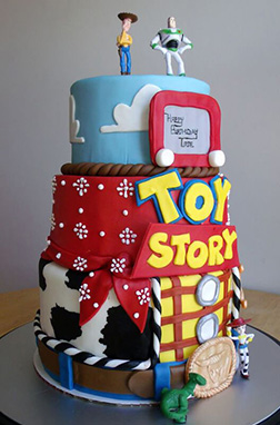 Toy Story Heroes Tiered Cake