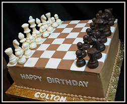 Classic Chess Cake 4 Large