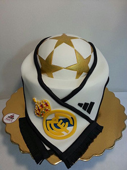 Los Blancos Real Madrid Cake
