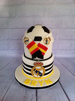 Los Blancos Real Madrid Cake 2