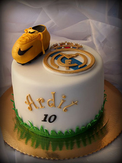 Real Madrid Nike Boot Cake