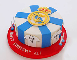 Real Madrid Team Jerseys Cake 2