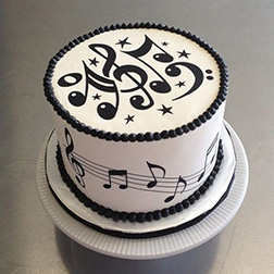 Musical Notes Cake 2