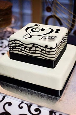 Musical Notes Cake 3