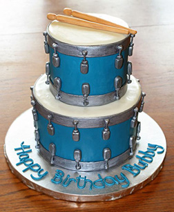 Drum Set Cake 2