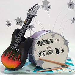 Rockstar Themed Cake