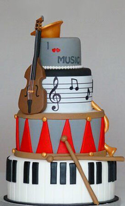 Music Themed Cake