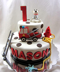 Firefighter Tools Birthday Cake