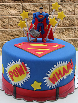 Clark Kent's Alter Ego Cake