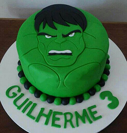 Hulk Fondant Cake